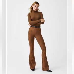 SPANX Faux Suede Flare Pants